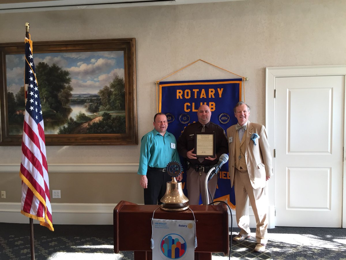 We were proud to join Supervisor <a href="/PatHerrity/">Supervisor Pat Herrity</a> in presenting Rotary’s #ServiceAboveSelf award to Fairfax County Sheriff Deputy Morgan Walker this morning. We thank you for your service to our community! #Rotary