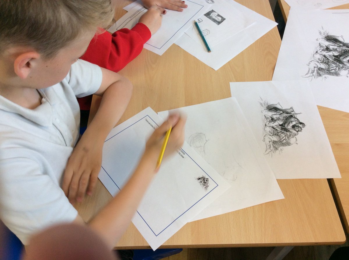 MerseyYear5's tweet photo. Having a go at some shading techniques @MerseyPrimary @JacquiOverfield  #artmpa https://t.co/0hrZ9V5KJJ