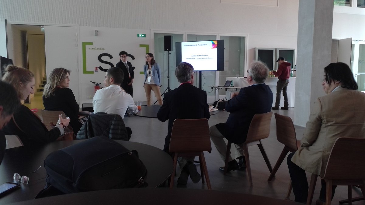 Inno_Playground's tweet photo. Amélie de Montchalin
@AdeMontchalin, 
Députy of the la 6th Essonne district is now at the #AngelsCafe on #ParisSaclaySpring "To make the concept of #Innovation a reality" #PublicisLive  ☕️ https://t.co/O55zxGsjRz