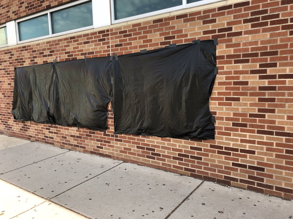 BHSco's tweet photo. PV is almost as trashy as the plastic we had to put on our walls... https://t.co/ZCAhrJgROj