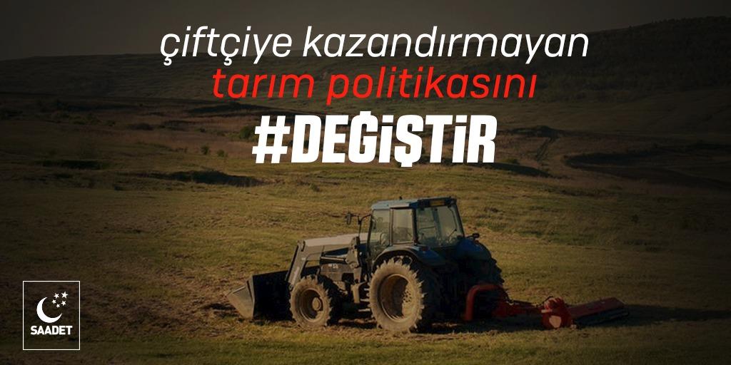 Çiftçiye kazandırmayan #TARIM politikası için #DEĞİŞTİR

SAADET PARTİSİ #Adana İl Başkanlığı
facebook.com/SaadetAdana
....
#SaadetPartisi #BilgeBaşkan #TemelKaramollaoğlu #TurkiyeyeBilgeBaşkan #Milletİttifakı #MilliGörüş #TAMAM #SaadetVaktiGeldi #UMUTSaadette #HuzurSaadette