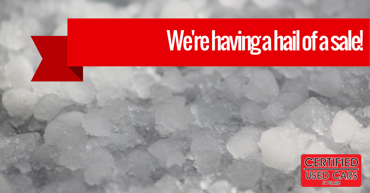 certifiedused's tweet photo. Stay tuned! We're having a hail of a sale this weekend due to the recent storms. Get ready to save and view our inventory: https://t.co/XkCxf3U8EG #hailsale #damage #hail #certified #certifiedused #lubbock #pollard https://t.co/2SohJpsME4