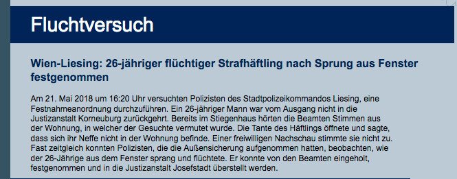 maoamjetzt's tweet photo. @HHumorlos @MichaelBonvalot und generell... #Wien Timeline und Journos @gewitterland @afitnag https://t.co/LhOohF3SkP

mir gehts um schlagzeile. hat wer  artikel? um was gehts da... drogenboss fliegt nackt von dach? remember #operationspring
finde nix, am ehesten diese meldung: https://t.co/o4QlUo2ENN