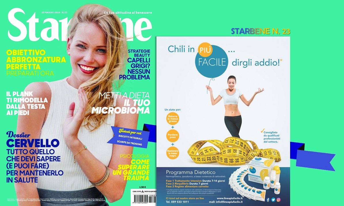 lineapiufacile's tweet photo. Appuntamento in edicola su #Starbene n. 23! 
https://t.co/PaoCRcHnWQ
#23maggio https://t.co/jsaJJN8PDo
