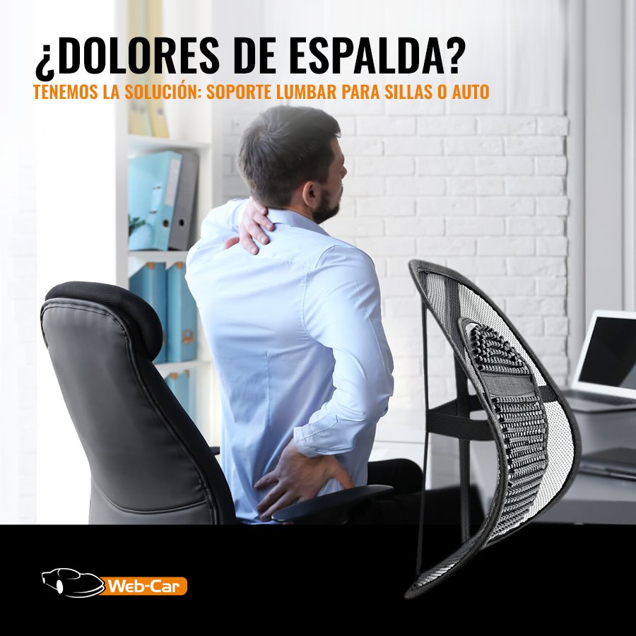 webcaroficial's tweet photo. ¿Dolores frecuentes de espalda? Esto puede ocurrir por la mala postura que estas tomando al trabajar o conducir.
Si este es tu caso, tenemos la solución ►https://t.co/qZObEXdk1r https://t.co/b08T82yzwJ