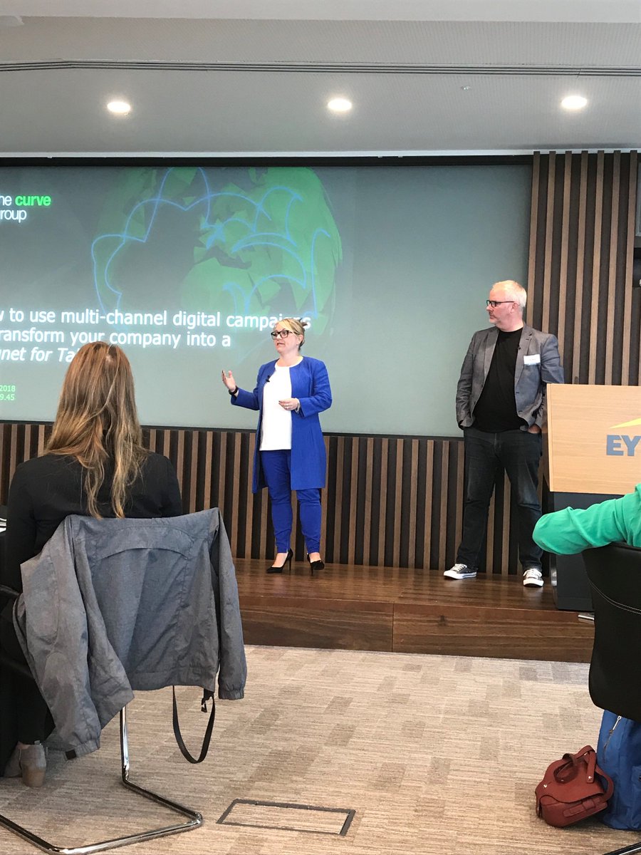thecurvegroup's tweet photo. See our latest news article. @lyndseydsimpson & @howellpenny presented at #tlcon - Putting the Sizzle Back in the City
'How to use multi-channel digital campaigns to transform your company into a Magnet for Talent' #sizzleinthecity #MagnetforTalent
https://t.co/0Qif78yedH https://t.co/YNyPnl9szG
