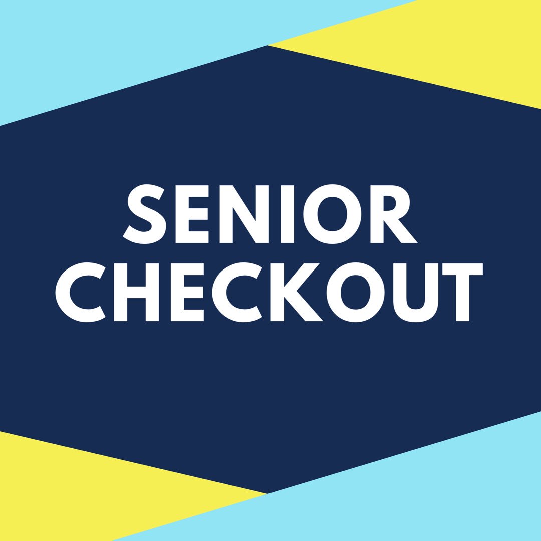 QHHS Activities on Twitter: "SENIORS! Senior Checkout is this Thursday and  Friday during your English class! Please bring your ID and return your  textbooks! Ask your English teacher about which day you'll