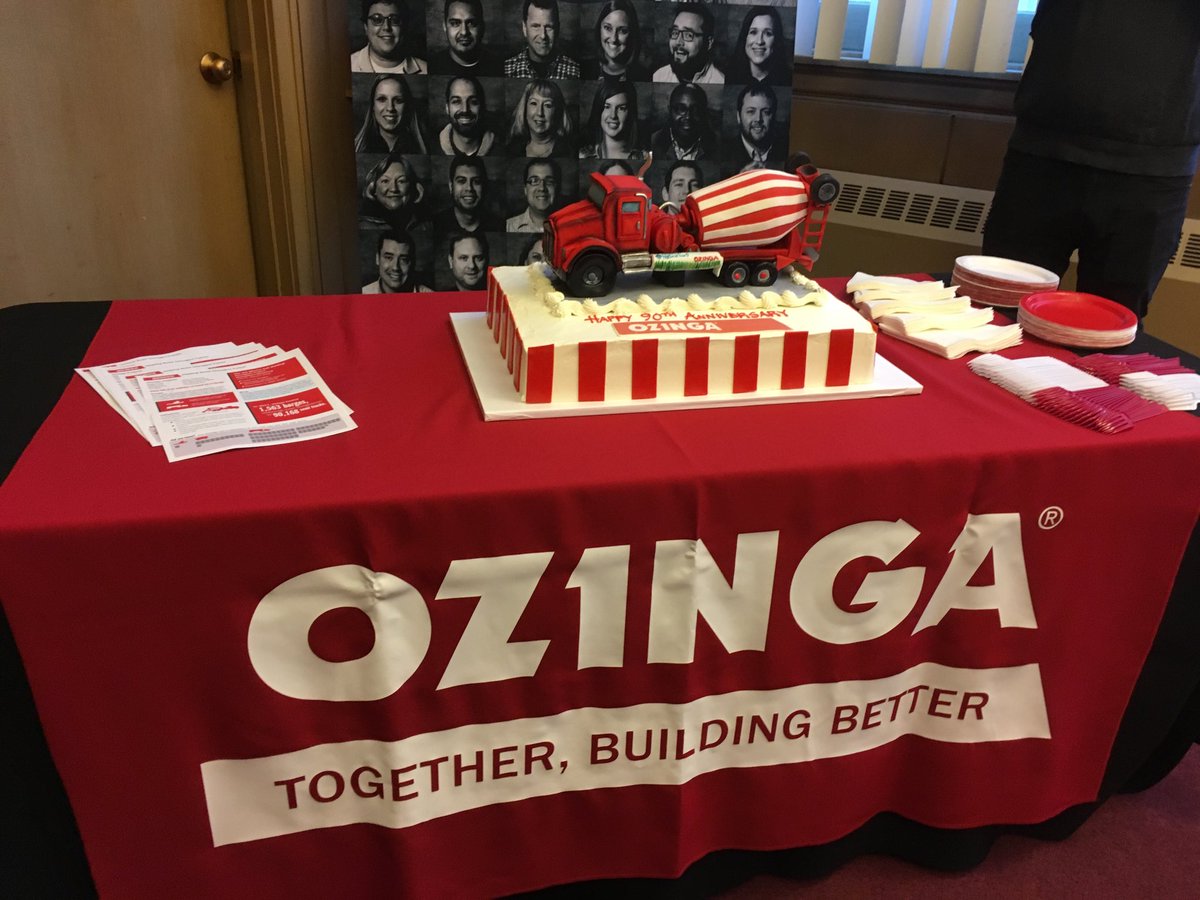 CraigDellimore's tweet photo. Amid all other observances and business at Chicago City Council, they will honor Ozinga , the Concrete company. The family brought this cake down to City Hall! https://t.co/MfiY5RnBOA