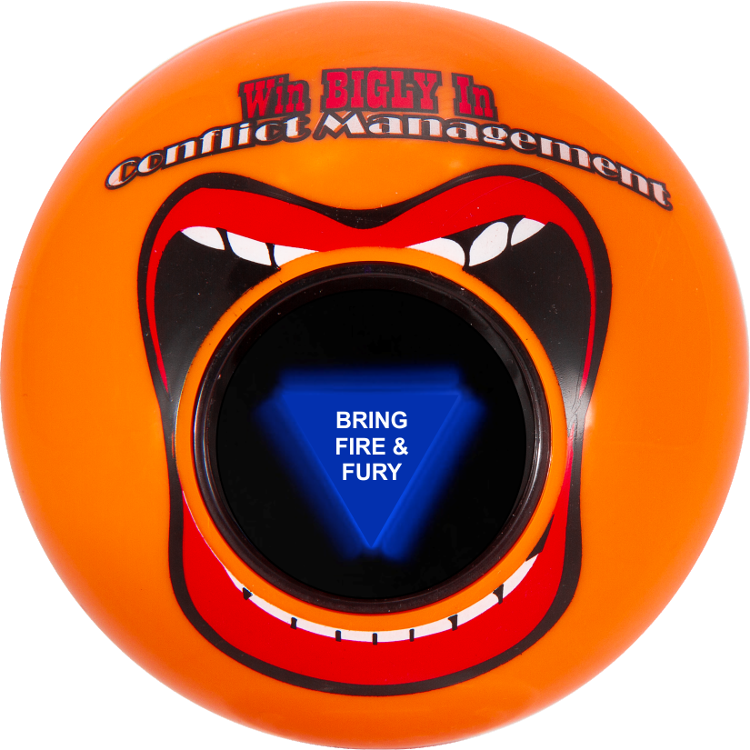 BiglyBall's tweet photo. Don't know how to handle the screaming kid kicking the back of your seat on your 3 hour flight to Vegas?

The @BiglyBall has the perfect Presidential advice to Win at Conflict Management.

#wednesdaythoughts #WednesdayWisdom #wednesdaymorning #Trump #biglyball #conflict #firefury https://t.co/7tKN0NOxMQ