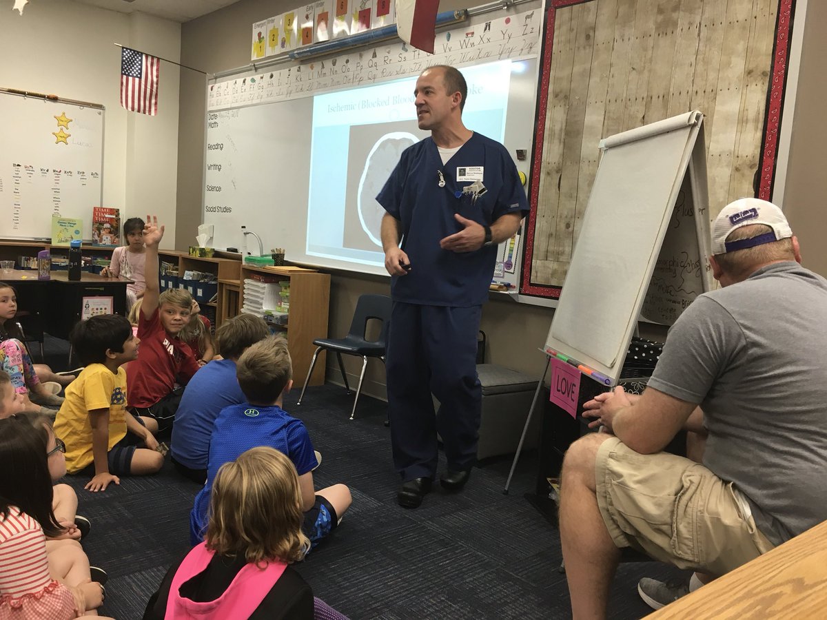OCTArcher's tweet photo. Thank you Dr. Weatherall for teaching our children about the exciting world of medicine.#OCT4U https://t.co/ZrHKRlkzur