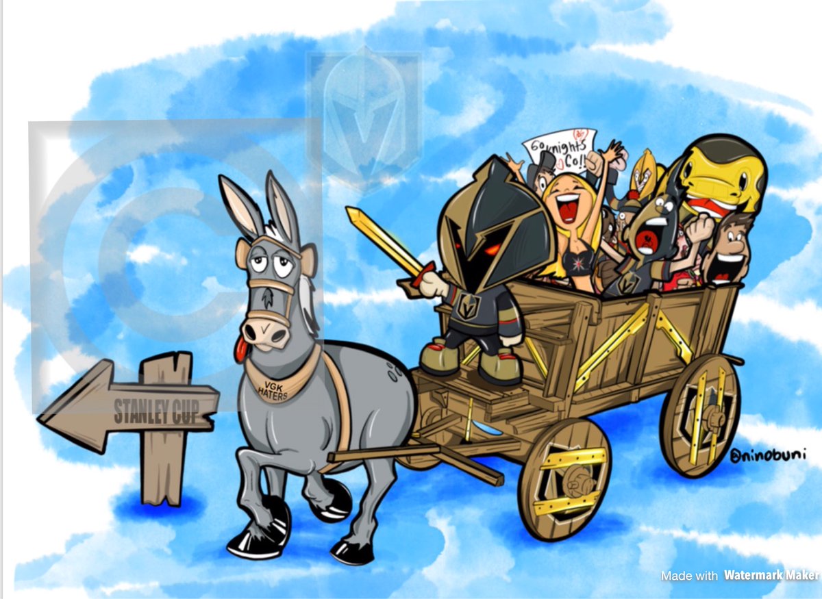 They said they weren’t gonna do good, they said Hockey didn’t belong in the desert, they now say it’s rigged and the fans are bandwagon fans.  Well call us what you will@but we are #vegasborn and #VegasStrong #GoldenKnights #lasvegas #ninobuni