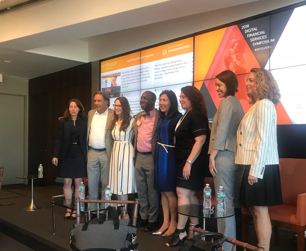 stephjillcartin's tweet photo. Thank you @thomsonreuters for having me on the Wonder Woman panel today! #DFSS2018 https://t.co/tfmttJMm2U