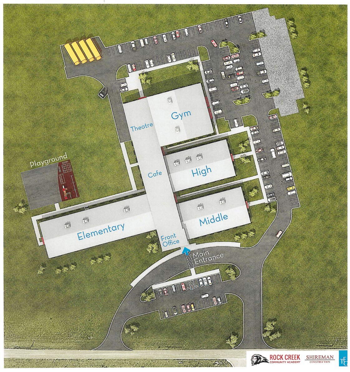RCCASI's tweet photo. How about a bird's eye view? One last picture for now of the new architectural drawings of the new campus! #InUnityLiesStrength https://t.co/UARQ3zthX4