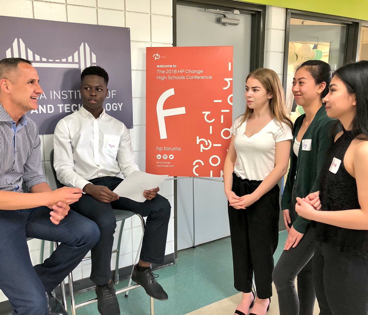Young people have a natural ability to create change! Your ideas &amp; vision are helping build understanding &amp; co-operation for everyone  #Miigwech @hpchange #WeAreAllLeaders #HPForums