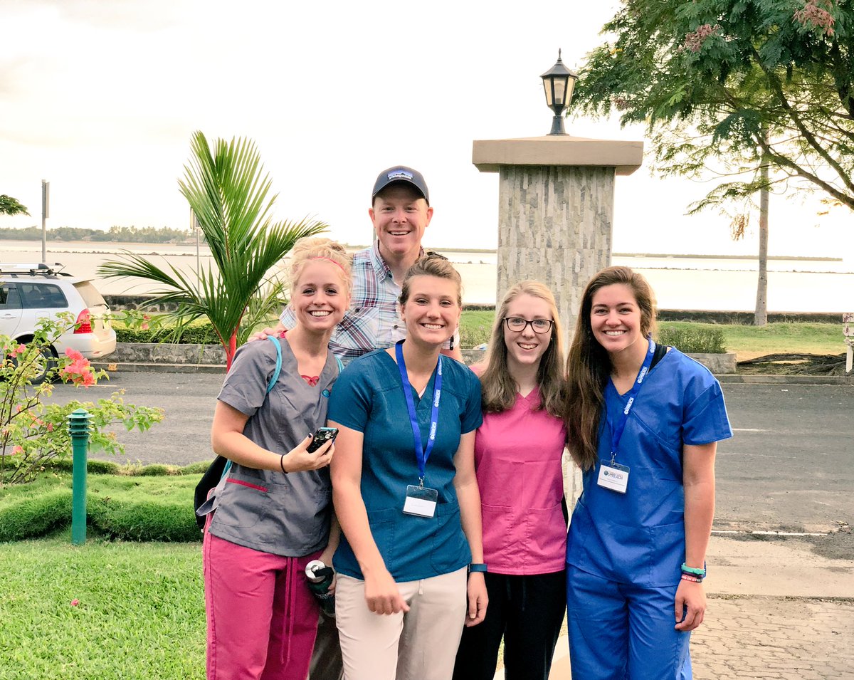 MedMissnOutrch's tweet photo. They finished the semester last week, and are now these nursing students are serving in the South Pacific! Thankful for @ConnectPCC encouraging their students to be involved in medical missions. @PresidentPCC would be proud! @EaglesPCC https://t.co/i4XX2pQMt2