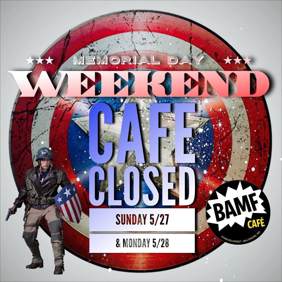 BAMFcafe's tweet photo. #MemorialDayWeekend https://t.co/ludDcfRGiH