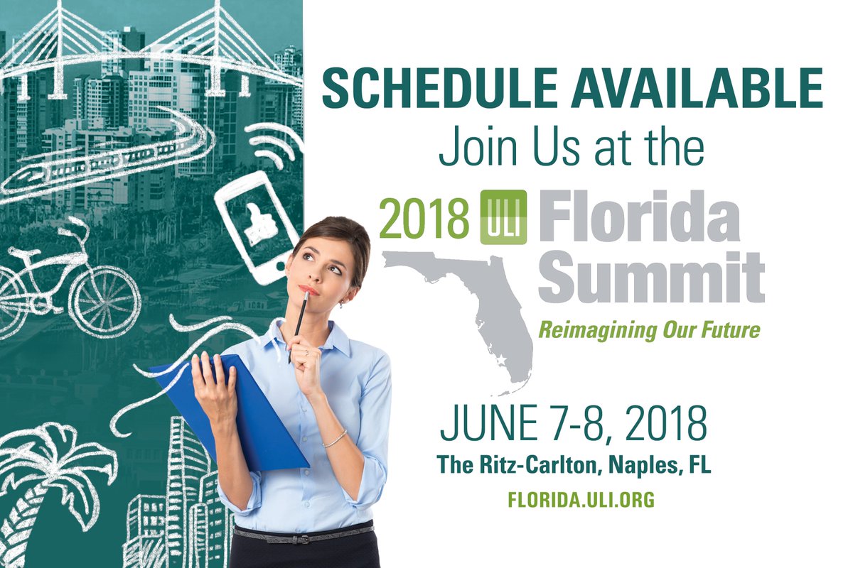 uliseflorida's tweet photo. Join us in two weeks at the annual @ULIFlorida Statewide Summit! Click here for the full schedule https://t.co/yyzwGtd2uW #ULIFlorida #ULISEFlorida #FloridaSummit https://t.co/sO0utD3vXl