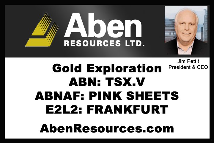 howestreet's tweet photo. #CompanyShowcase with Jim Pettit President &amp; CEO @Aben_ABN 
Aben Reports on Upcoming Drill Program in BC’s Golden Triangle
Planning 5,000 metre drill program commencing early June
$ABN.v #Gold #GoldMining #Exploraton #Drilling #GoldenTriangle #BC
https://t.co/SRNYp821tW https://t.co/xr8L1RpAZn
