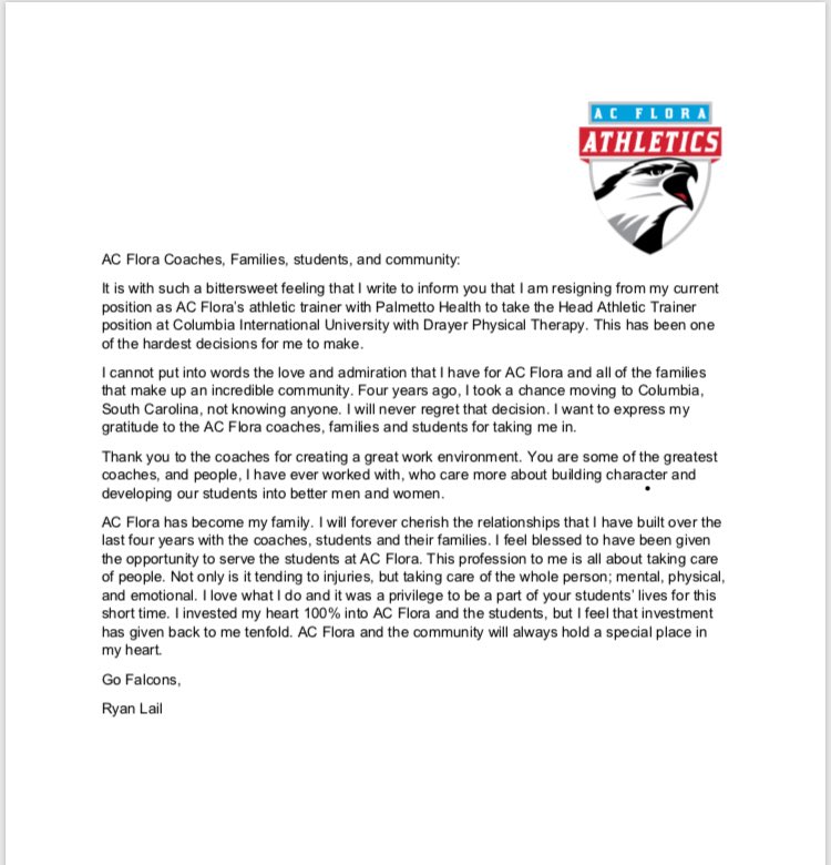 Thank you <a href="/FloraAthletics/">AC Flora Athletics</a> <a href="/acflorahigh/">AC Flora High School</a>