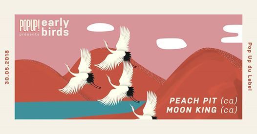 Grab your tickets to see Moon King (<a href="/danielmoonking/">Daniel Moonking</a>) and Peach Pit (<a href="/peachpitmusic/">Peach Pit</a>) perform in Paris on May 30th!✨ 

facebook.com/events/1972498…

Moon King's merch:
arbutusrecords.com/collections/mo…