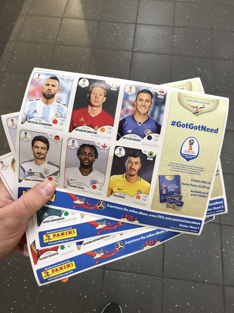 StickerSwaps_18's tweet photo. Anyone else never seen these before? Free stickers in Tesco including a few I need #GotGotNeed #PaniniStickerAlbum https://t.co/GwiEj4fNLM