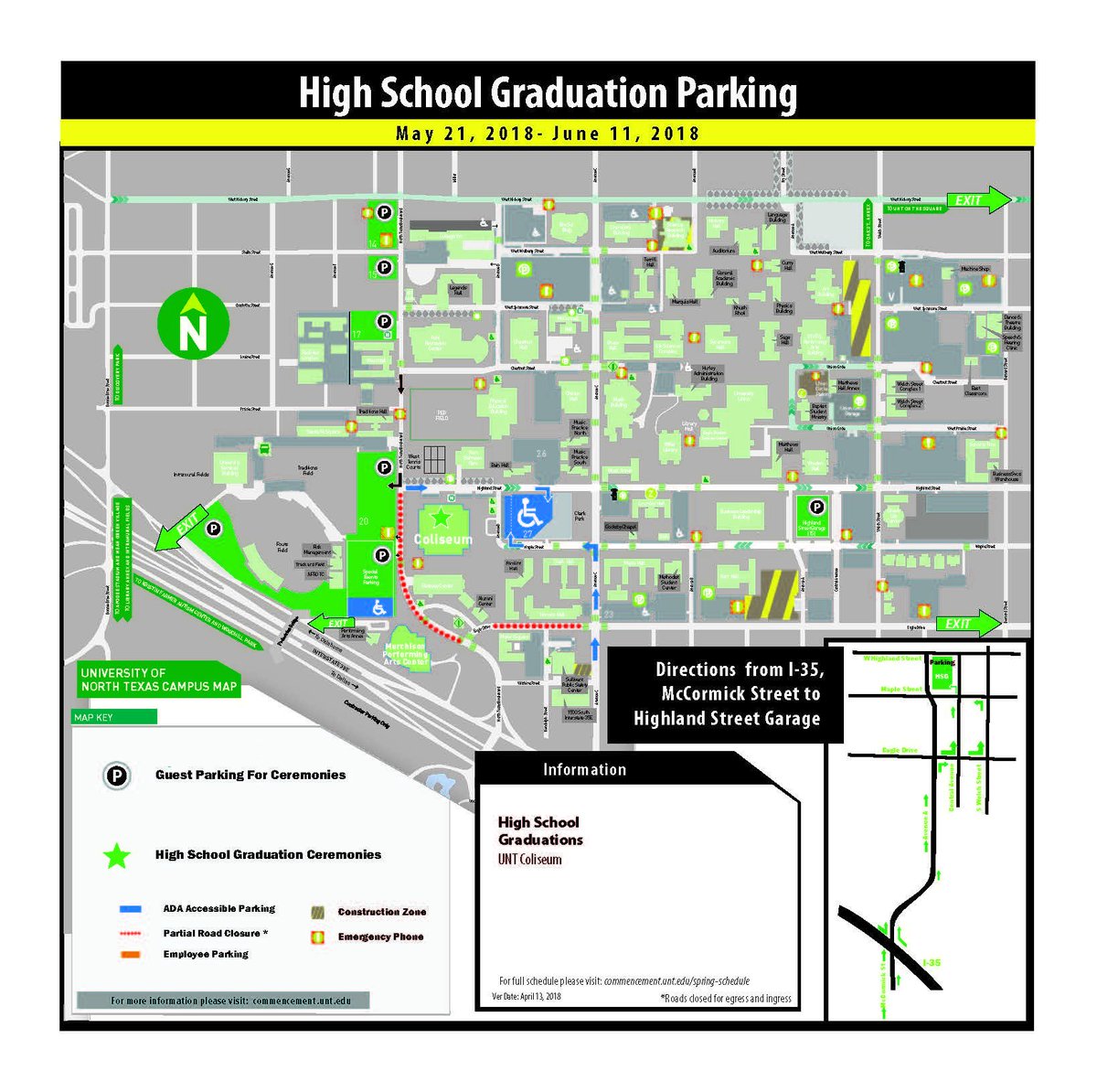 <a href="/LakeDallasHigh/">Lake Dallas High</a> and <a href="/PonderHS/">PonderHS</a> Commencements tonight! Don't forget to bring your family, friends, maybe a light jacket. But, please do NOT bring air horns or confetti cannons!
Check out our traffic map for directions.
Congrats Class of 2018!