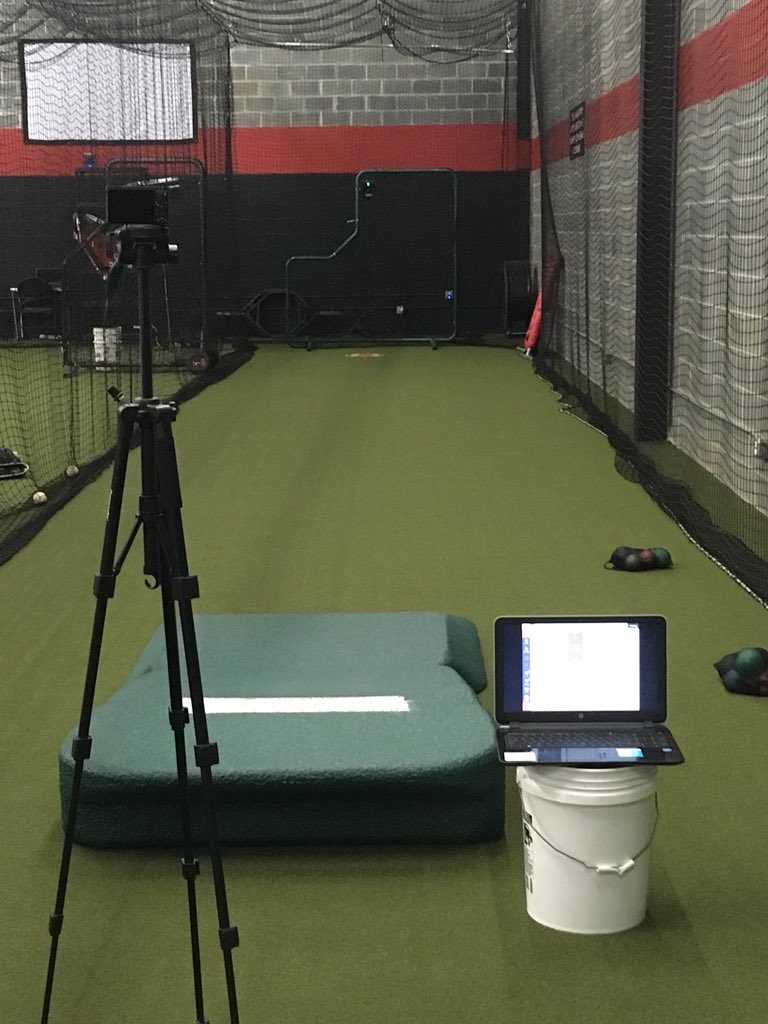 PitchMechanics's tweet image. All setup for bullpens and #PitchDesign work today here at @trainat_PRIME . Thanks @rapsodo for helping! #KnowYourSpinRate