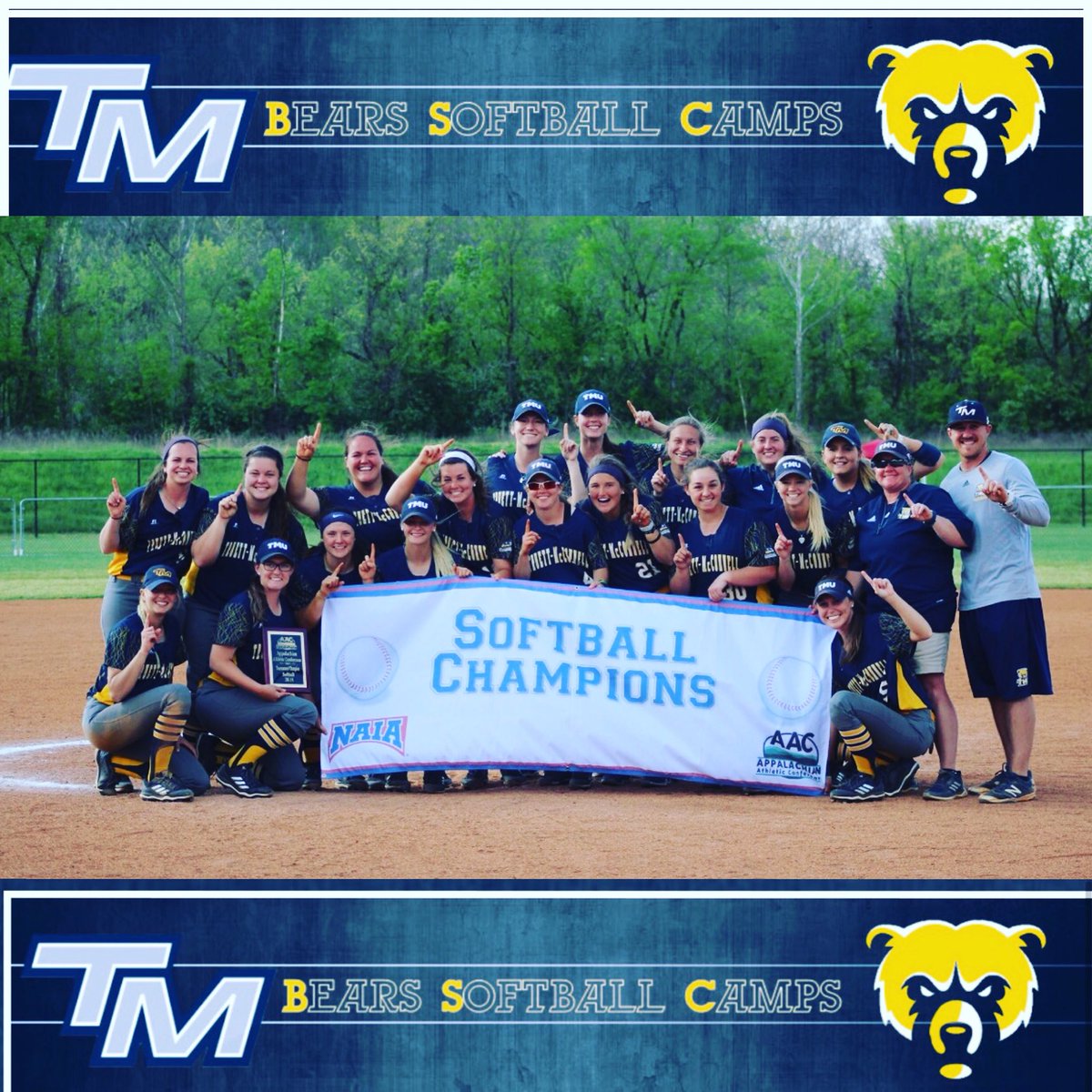 TMU Softball (@tmusoftball) on Twitter photo Join the TMU Softball Programs annual kids camp! June 18-21st! Click on the link below to sign up to sharpen your softball skills with the 2018 AAC Champions! <a href="/TMUBears/">Truett McConnell Athletics</a> #BearDown
readysetregister.com/Pages/event_di… Join the TMU Softball Programs annual kids camp! June 18-21st! Click on the link below to sign up to sharpen your softball skills with the 2018 AAC Champions! <a href="/TMUBears/">Truett McConnell Athletics</a> #BearDown
readysetregister.com/Pages/event_di…