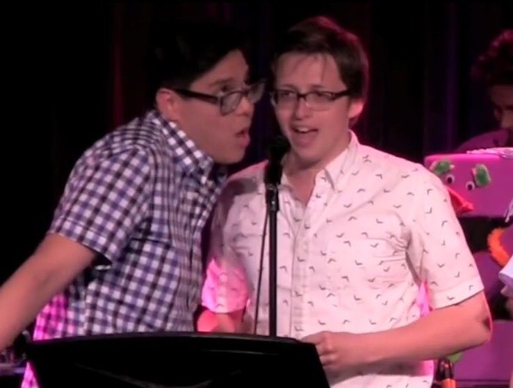 ben_face's tweet photo. So last night I did a thing.... I BOUGHT FRONT ROW TICKETS TO SEE @BMCMusical WITH THE STUPIDLY TALENTED AND BEAUTIFUL @will_roland AND @georgesalazar 🙏🙏🙏 #squipsquad I mean look at them😭 https://t.co/NBi431nE9J