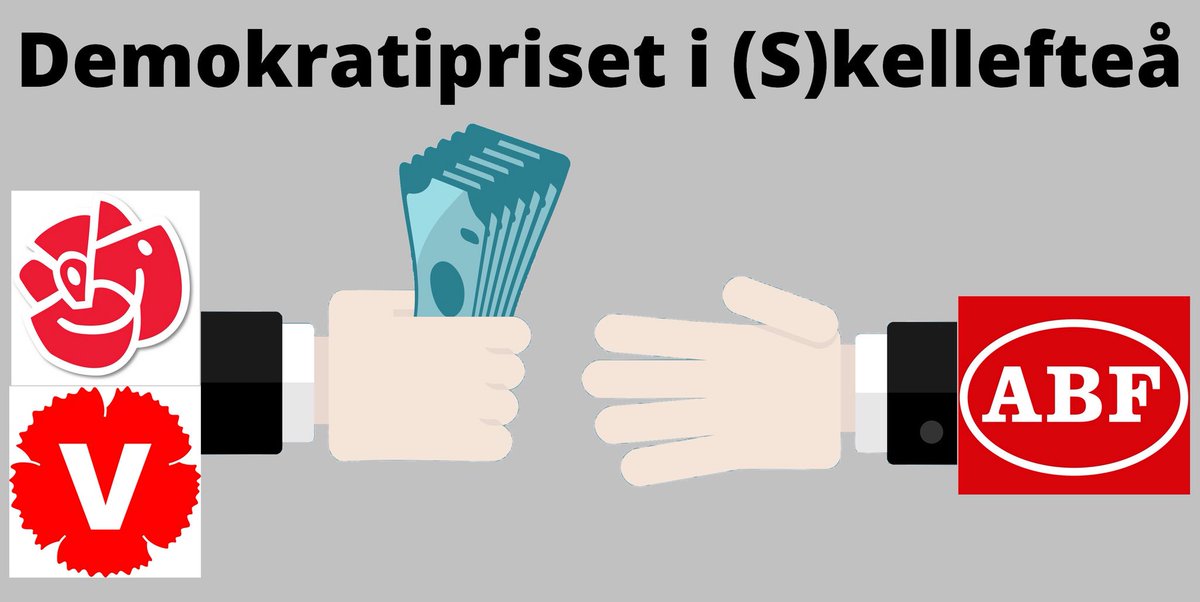 mskelleftea's tweet photo. SOCIALDEMOKRATERNA I SKELLEFTEÅ DELAR UT KOMMUNENS DEMOKRATIPRIS TILL… trumvirvel… SOCIALDEMOKRATERNA I ABF. 🌹 15 000 kr av skattebetalarnas pengar direkt till den egna rörelsen. Rena rama Nordkorea! 😡 Alliansen och MP röstade mot. 👍 #Svpol #demokrati #skellefteå https://t.co/WOlfBVdDHC
