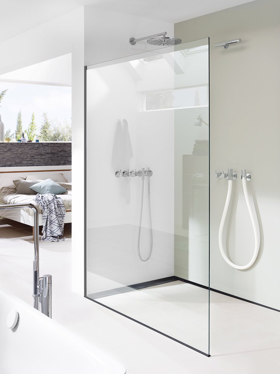 BlankeCorp's tweet image. Want superior tile protection and beautiful aesthetics, even on zero-entry showers? Blanke's revolutionary AQUA Profiles along with Blanke waterproofing products make installing the shower of your dreams a reality. #blanke #shower #zeroentry #zeroentryshower #bathroom #tileenvy