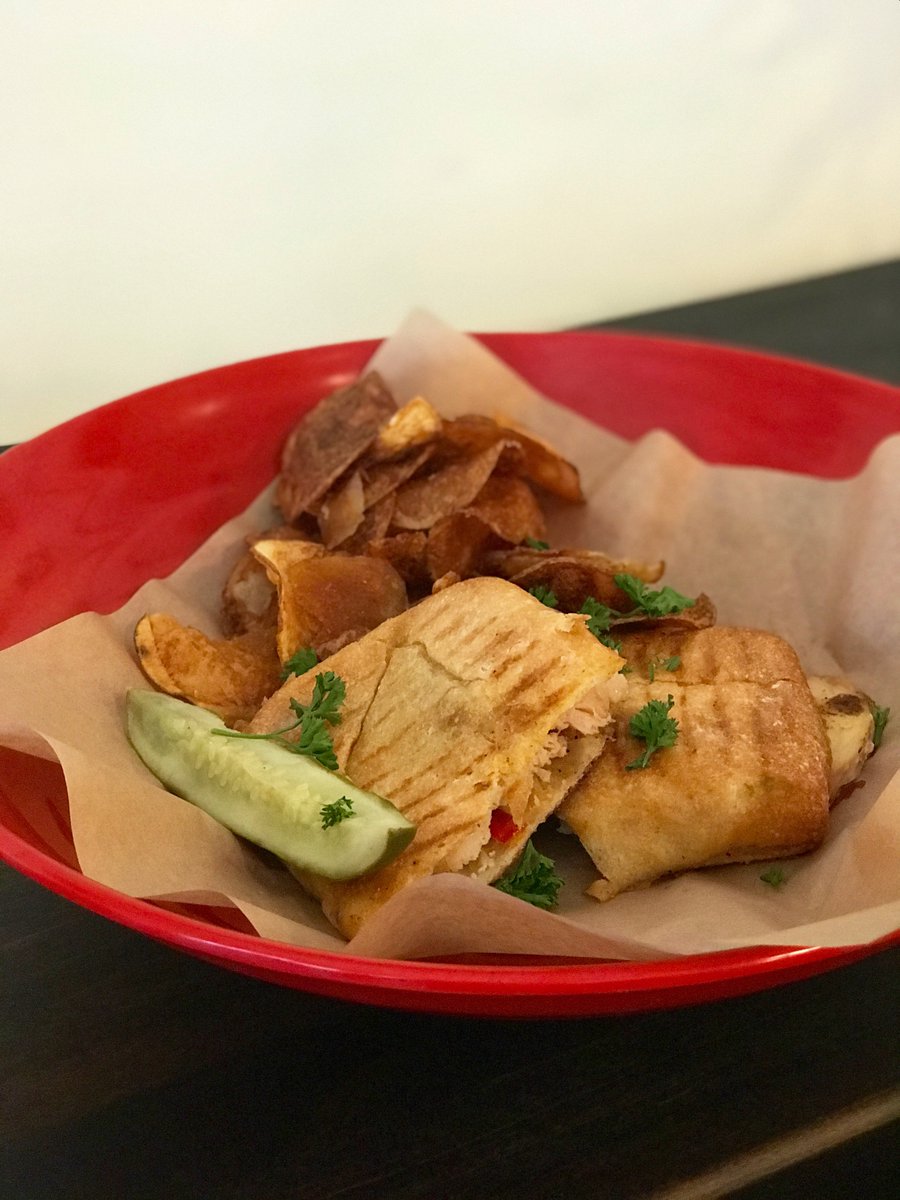 One bite of our Southwest Smoked Turkey panini and you will wish your lunch break was longer than an hour. #LunchTime #WorkBreak #EnjoyLunch #DowntownATL