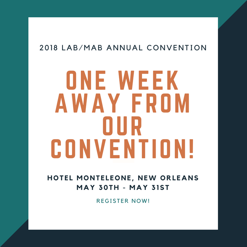 LABroadcasters's tweet photo. We are exactly one week away from convention! We are excited and hope to see you all there. #LABMAB2018 #WeAreBroadcasters #LiveandLocal
Click here if you have not registered:
https://t.co/dvTb8TOx84 https://t.co/kMUdC0OYen