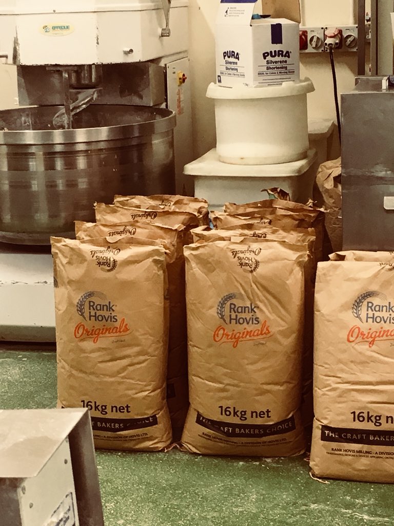 Getting prepared for the day. #craftbakery #flour #norwich