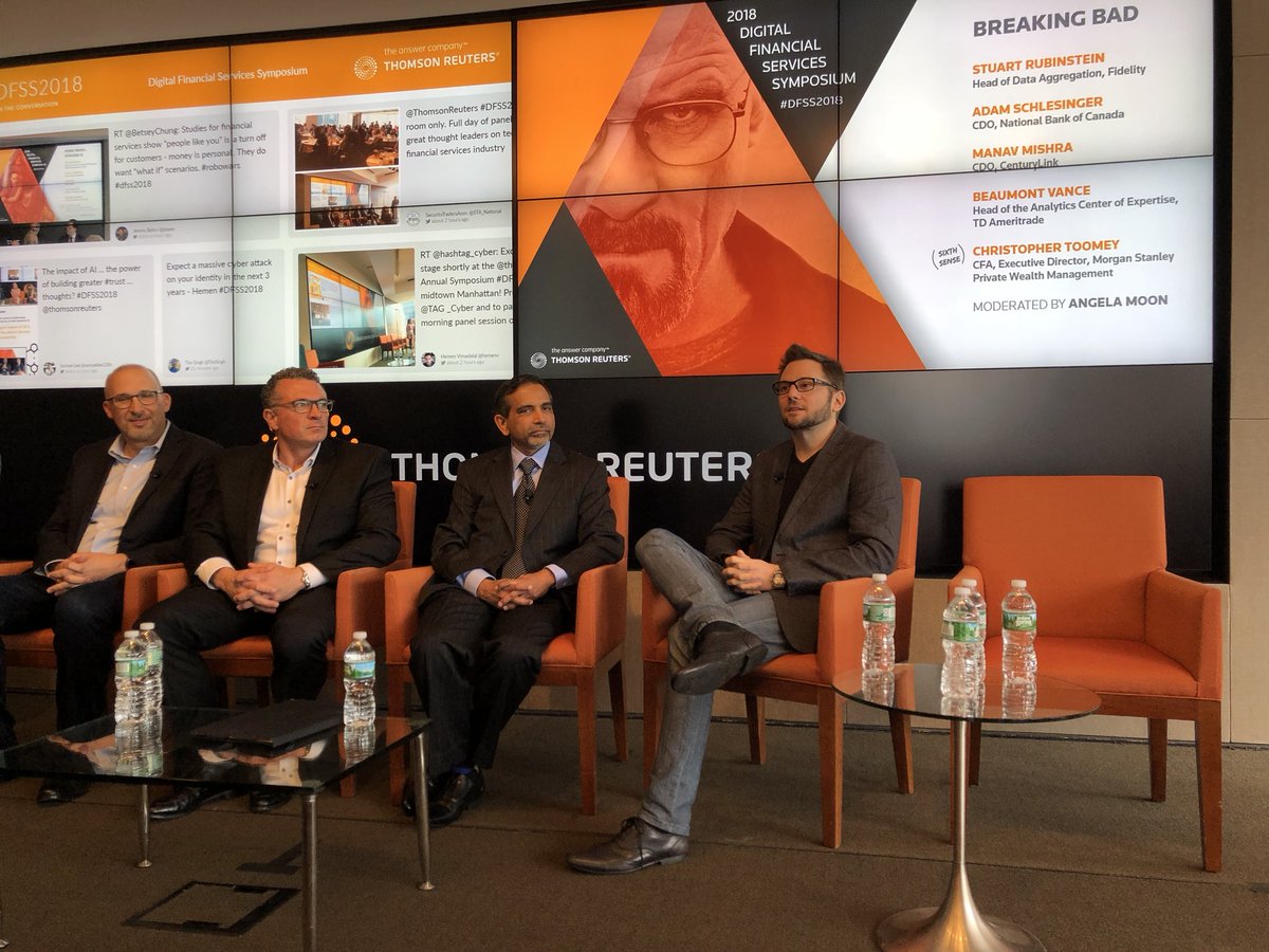mletsche's tweet photo. All-Star Exec Panel at Thomson Reuters NYC 2018 Digital Financial Services Symposium #DFSS2018 https://t.co/FGKMUTE4ka