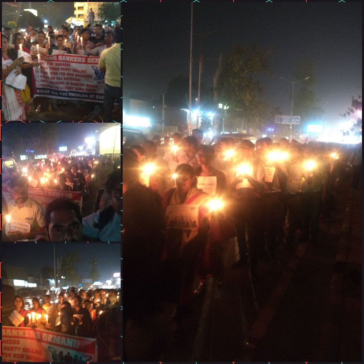 Bankers_United's tweet photo. The only think I can see in this picture is that Bankers are not alone now. Forget about cadre, forget about Organization, forget about Unions, bankers are now One. Administration is doing their job, we have no grudge.
We will make sure that #JusticeForAlokChandra will serve. https://t.co/CVBnCxgnSo