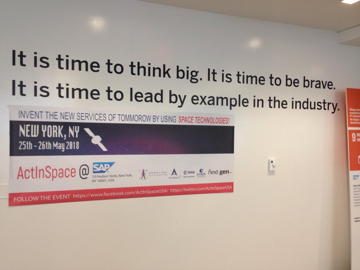 <a href="/ActInSpace/">ActInSpace</a> <a href="/itunovatto/">İTÜNOVA Teknoloji A.Ş.</a> <a href="/ActInSpaceAus/">ActInSpace Australia</a> <a href="/ActInSpaceFr/">ActInSpaceFr</a> <a href="/ActinspaceMaroc/">Act In Space Morocco</a> <a href="/ActInSpaceKyiv/">ActInSpaceKyiv</a> @AISAzerbaijan <a href="/AZO_space/">AZO space.i</a> <a href="/STFC_B2B/">STFC Innovations</a> #ActInSpaceNY getting ready! More to come from our other locations! 🛰️
#Hackathon #AIS2018