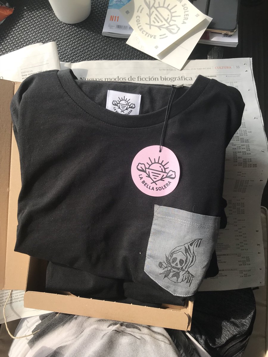loreCastro0507's tweet photo. Tremenda camiseta que me ha llegado!!Tacto delicioso y un olor a naturaleza y buen producto que me encanta!!gracias!!!!!@LaBellaSolera https://t.co/LNRz6SQvjT