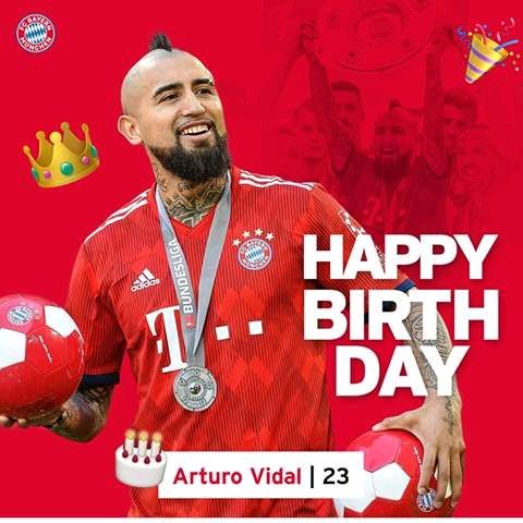 Happy birthday Arturo vidal 