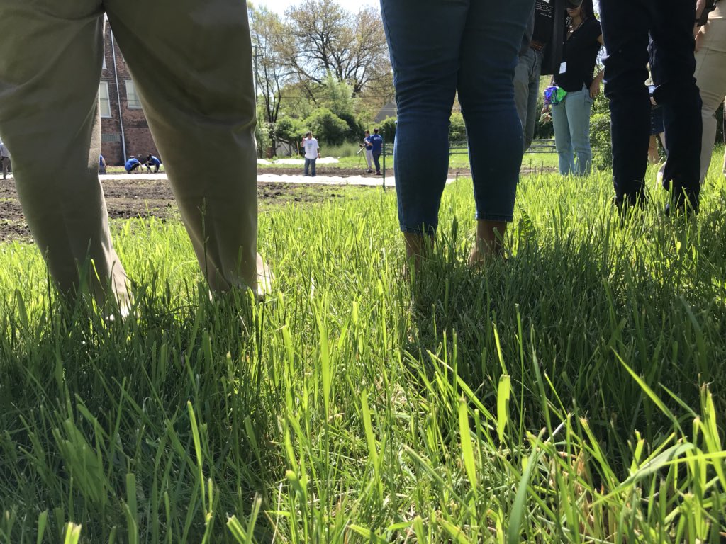 odinzackman's tweet photo. Earthworks Urban Farm in Detroit...people reclaiming land and redefining community from the ground up, rooted in cultural traditions and a spirit of self-reliance.  #EEFANEWHAB18 https://t.co/PzbNNWnjvj