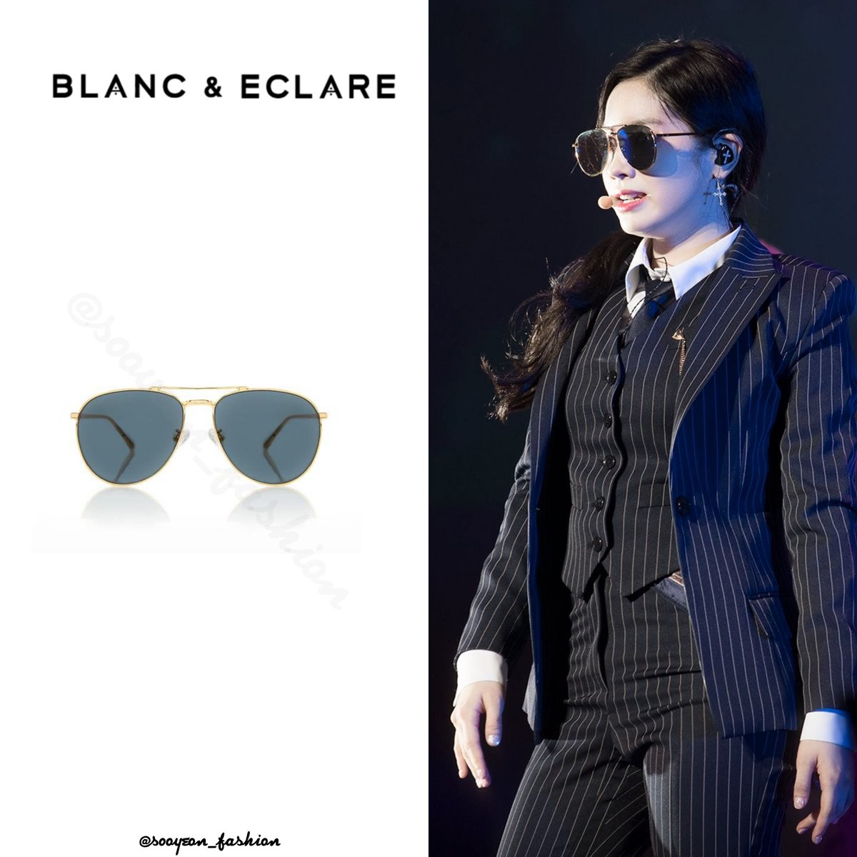 sooyeon_fashion's tweet photo. 180518 - 180520 TWICE's #Dahyun wearing BLANC &amp; ECLARE @ Twiceland Zone 2: Fantasy Park Concert in Seoul
SUNGLASSES: Miami Large (Gold Metal, Grey Lens), $247 https://t.co/wmZaM23d5S

📸 : white bear, flower dance https://t.co/FazIiDrN8v