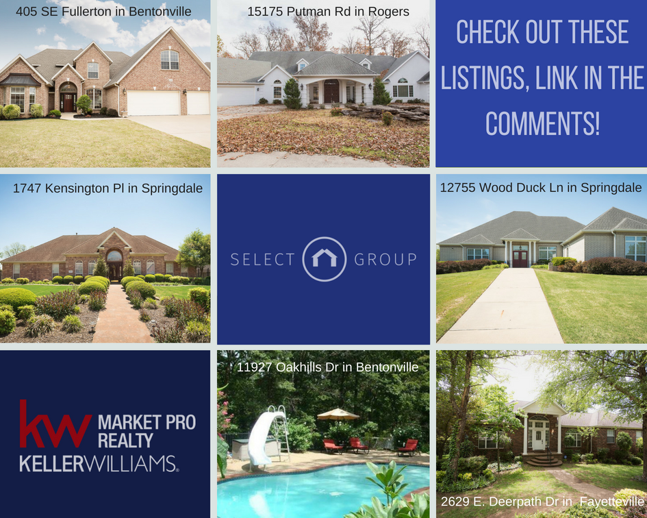 NWASelectRealty's tweet photo. So many amazing homes for sale in #NWA right now! #Arkansas #Arkansashomesforsale #NWAhomesforsale #liveinArkansas #liveinnwa https://t.co/ixbpUPBuEY