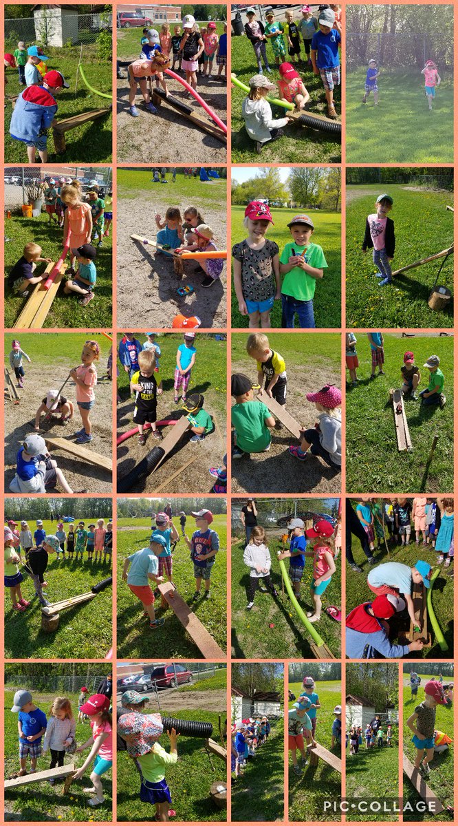 orchardparkfdk's tweet photo. Great morning with @GreatMooseAdv. We used #looseparts to create #ramps &amp; had to buy parts with our #step count. @SCDSB_OutdoorEd @SCDSBey https://t.co/jsaarukidS