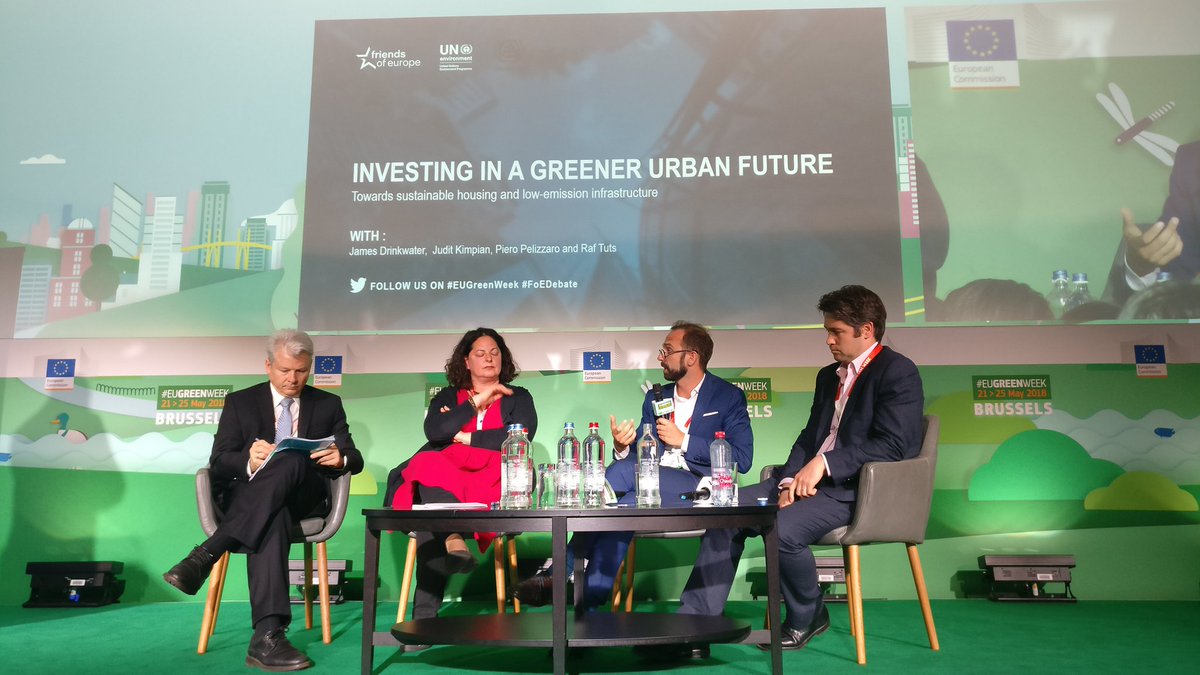 Investing in a #greener future 🏗️🌱🌳
#behavioralchange a hot topic here at #EUGreenWeek  📢