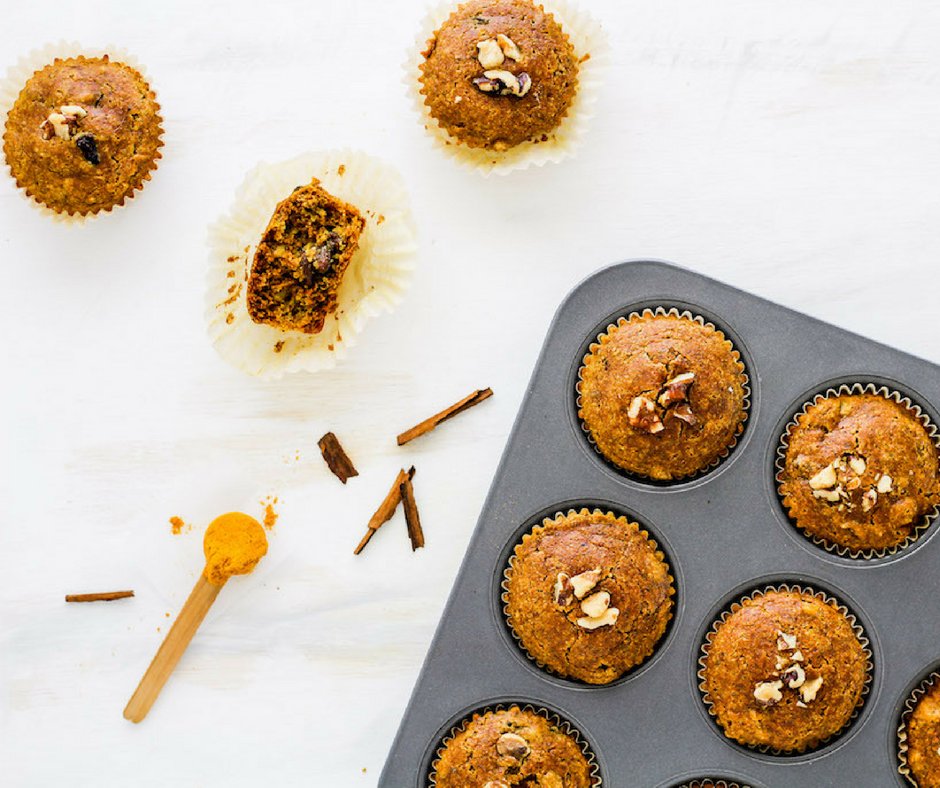 gratefulgrazer's tweet photo. NEW! #sponsored The BEST Gluten-Free Golden Milk Muffins made with turmeric and @SimpleMills almond flour baking mix! https://t.co/8MSbLTO4zW #SimpleMills #TheSimpleWay https://t.co/FhXcOpQ3PS