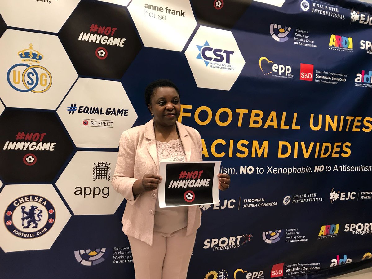 ckyenge's tweet image. Successo dell’evento di oggi al Parlamento Europeo “Football Unites,  Racism Divides” che ho contribuito a organizzare a Bruxelles con  l’intergruppo antirazzista @ARDIEP2014_2019 
#StopRacism #NotInMyGame