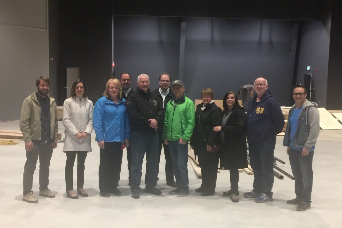 townofgander's tweet photo. Council and the Gander &amp; Area Chamber of Commerce visiting the new Evangel Pentecostal Church this morning. https://t.co/YOWTFcAiAj