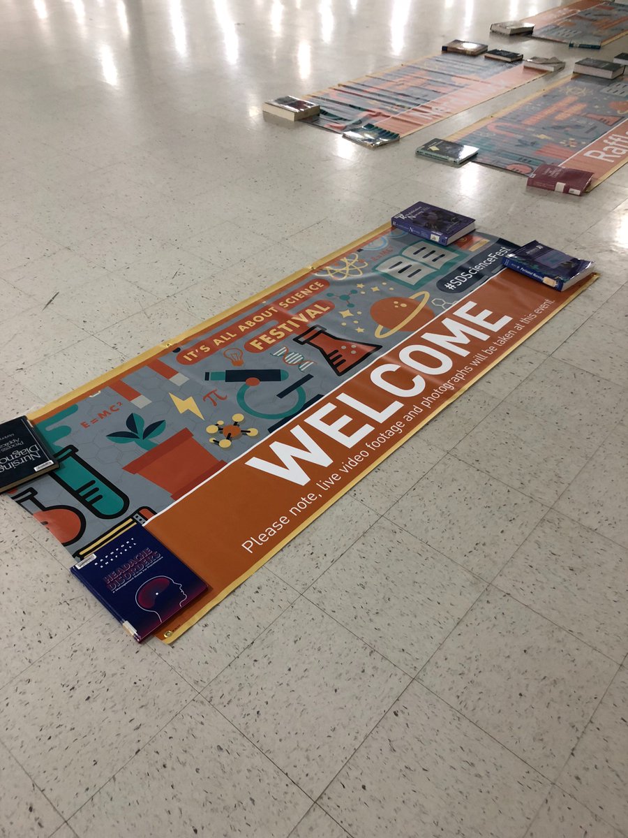 SanfordResearch's tweet photo. I spy...preparations for the 8th Annual It’s All About Science Festival happening Saturday June 9th! @SanfordHealth @SanfordPROMISE #SDScienceFest https://t.co/QKdSVCB08V
