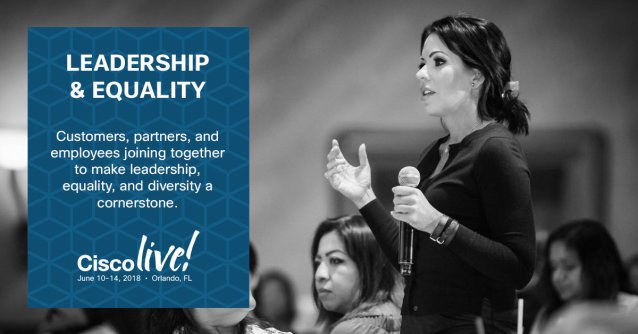 Attendees are joining together to make equality and diversity a cornerstone of #CLUS. Explore the Leadership &amp; Equality track: #CLUS <a href="/ciscolive/">CiscoLive</a> #CiscoEWN @CiscoEWN bit.ly/2LonhbK