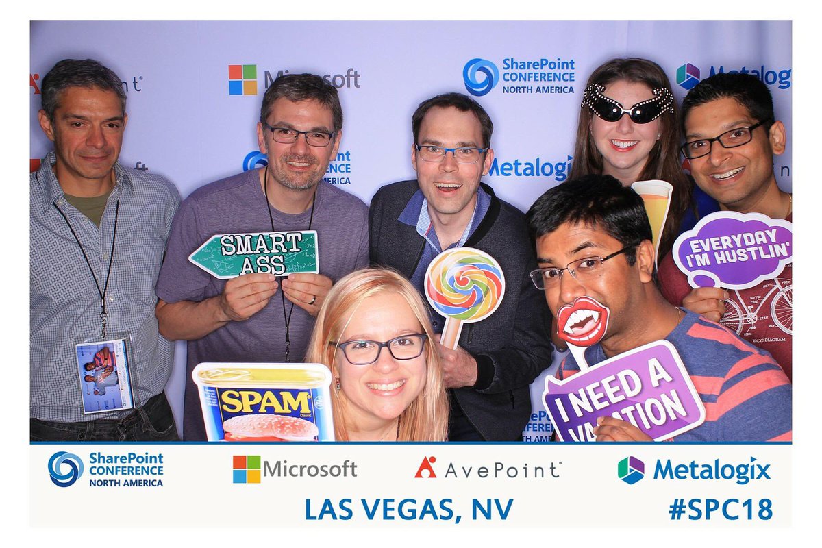chakkaradeep's tweet photo. #SPC18 is almost over! Had lots of fun the past 2 days with so many #SharePointers! Hope you all enjoyed keynote & other announcements. If you want to know more about Flows and PowerApps, make sure you follow me! @SPConf @SharePoint https://t.co/RmpfebFa1k
